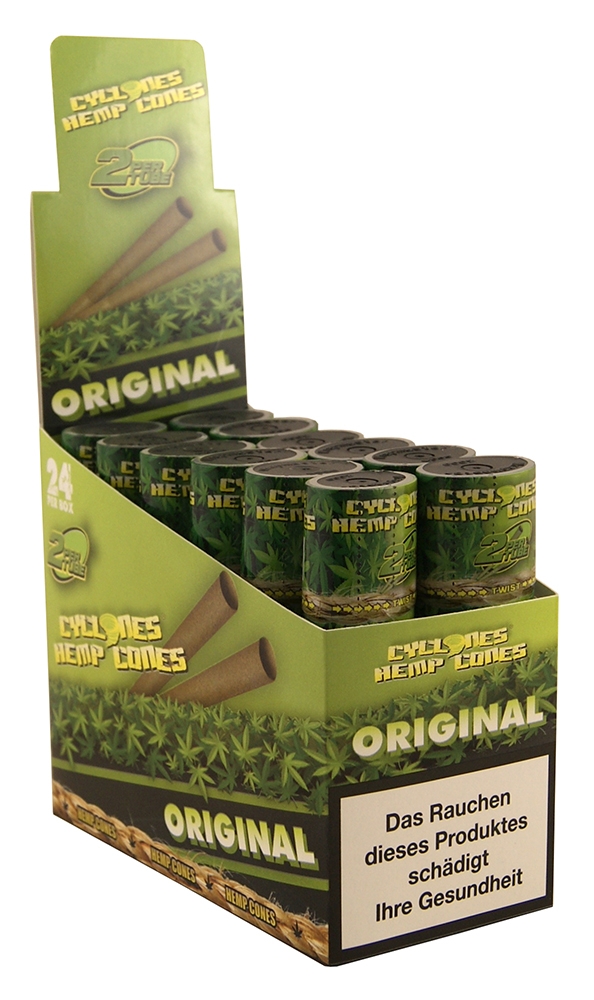 Cyclones Hemp Cone Original mit Papierfilter 2er Pack Detail